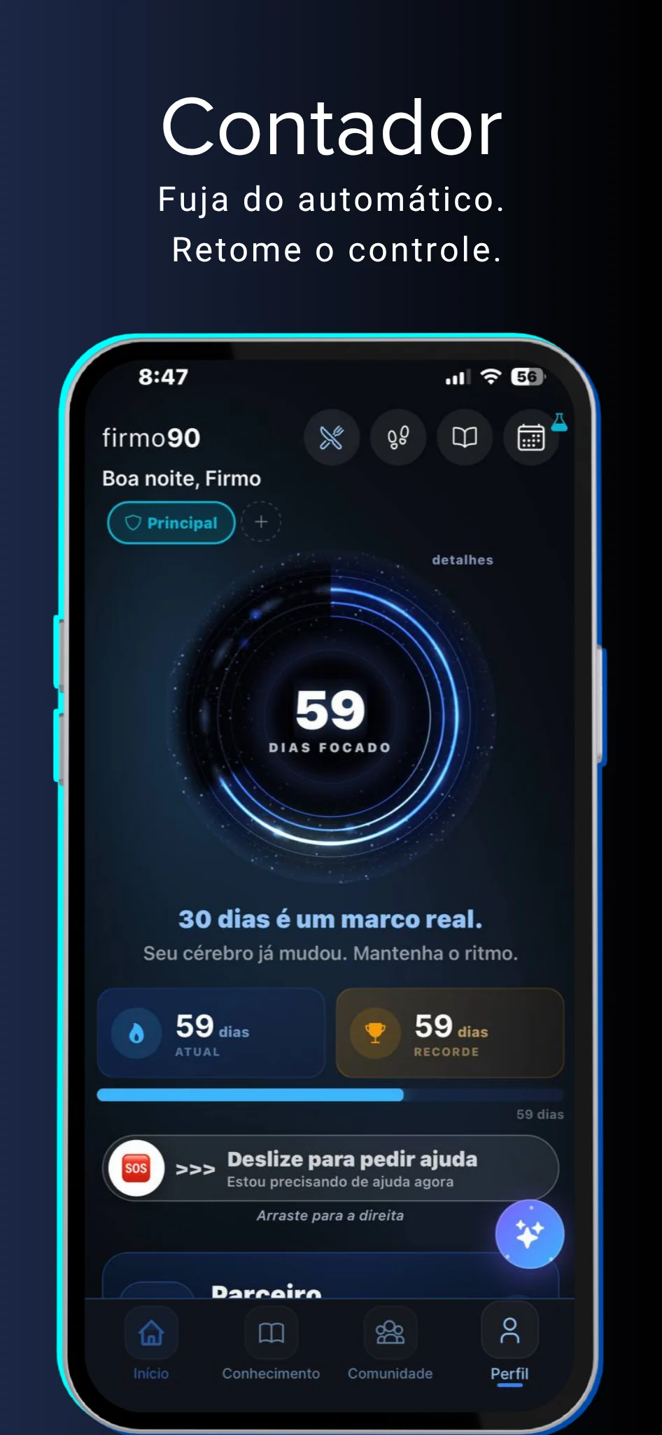 Contador de dias do Firmo90