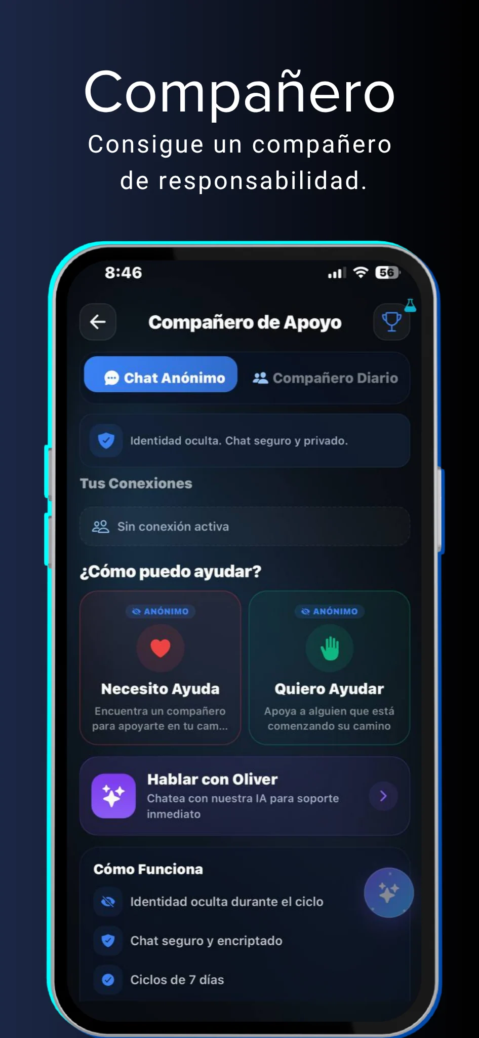 Pantalla de compañero de Firmo90