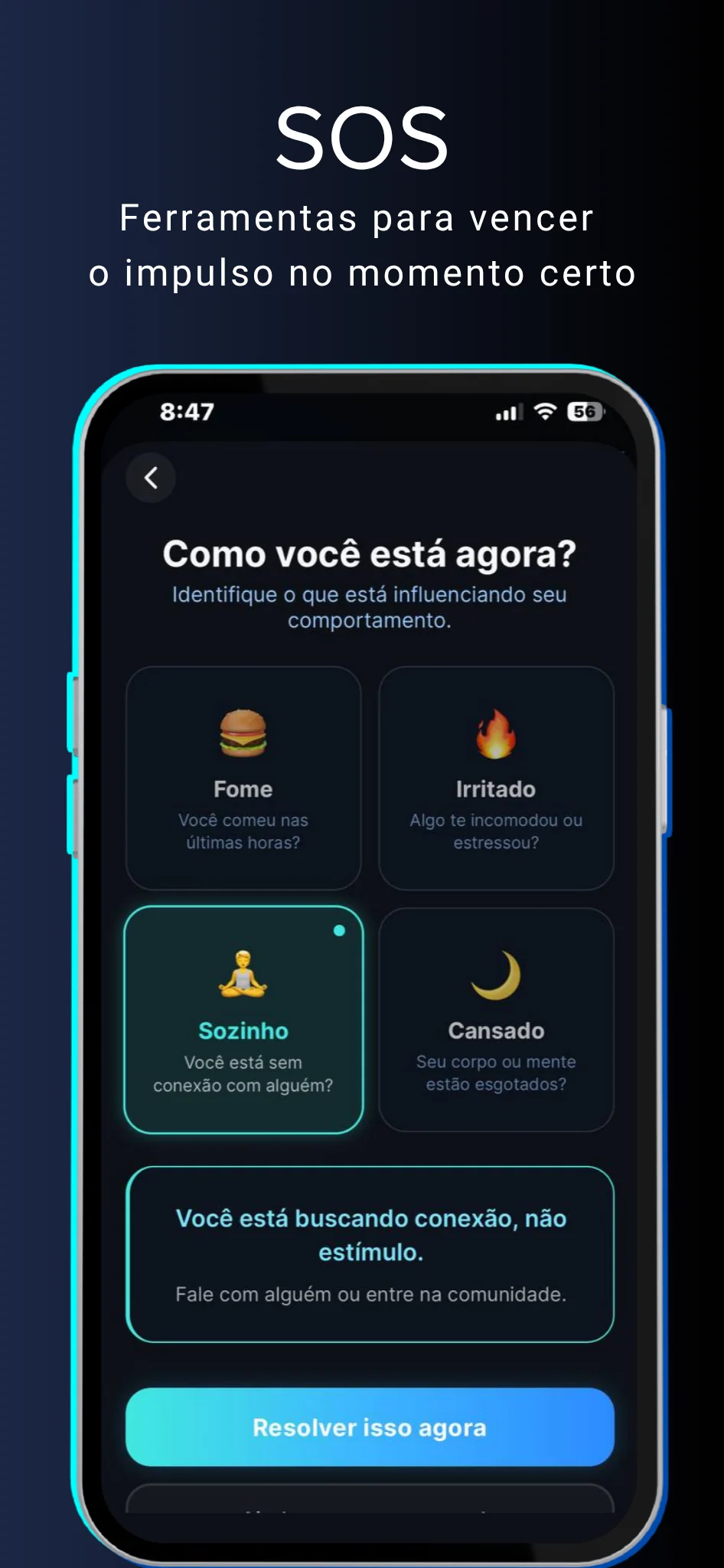 Botão de emergência do Firmo90