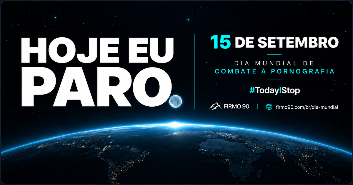 Cartaz do Dia Mundial de Combate à Pornografia, formato Banner